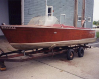 wood runabout cockpit sole